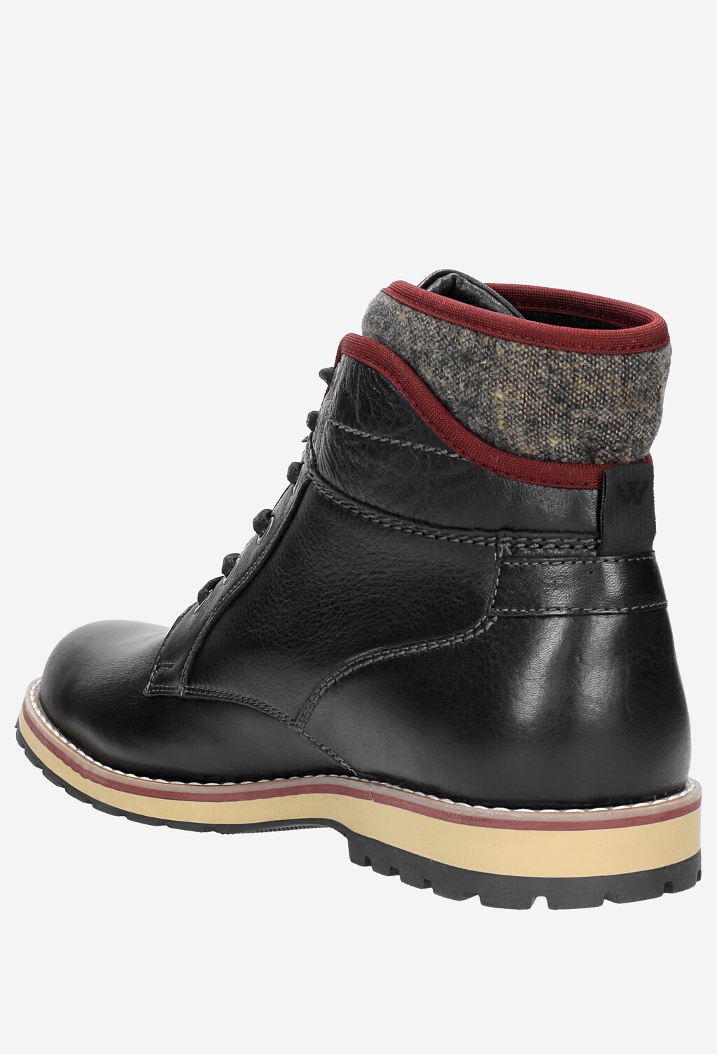 Czarne męskie trzewiki 4299-51 Widok 3