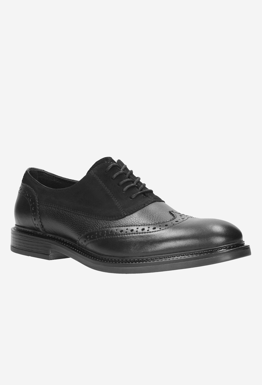 Czarne męskie półbuty 8092-71 Widok 2