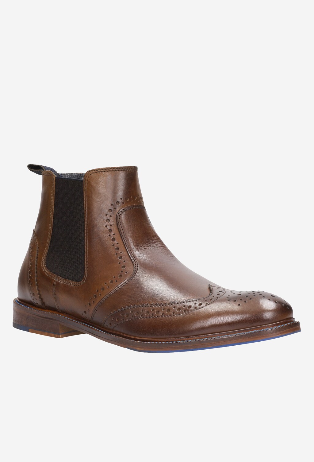 Brązowe botki męskie 8156-72 Widok 3