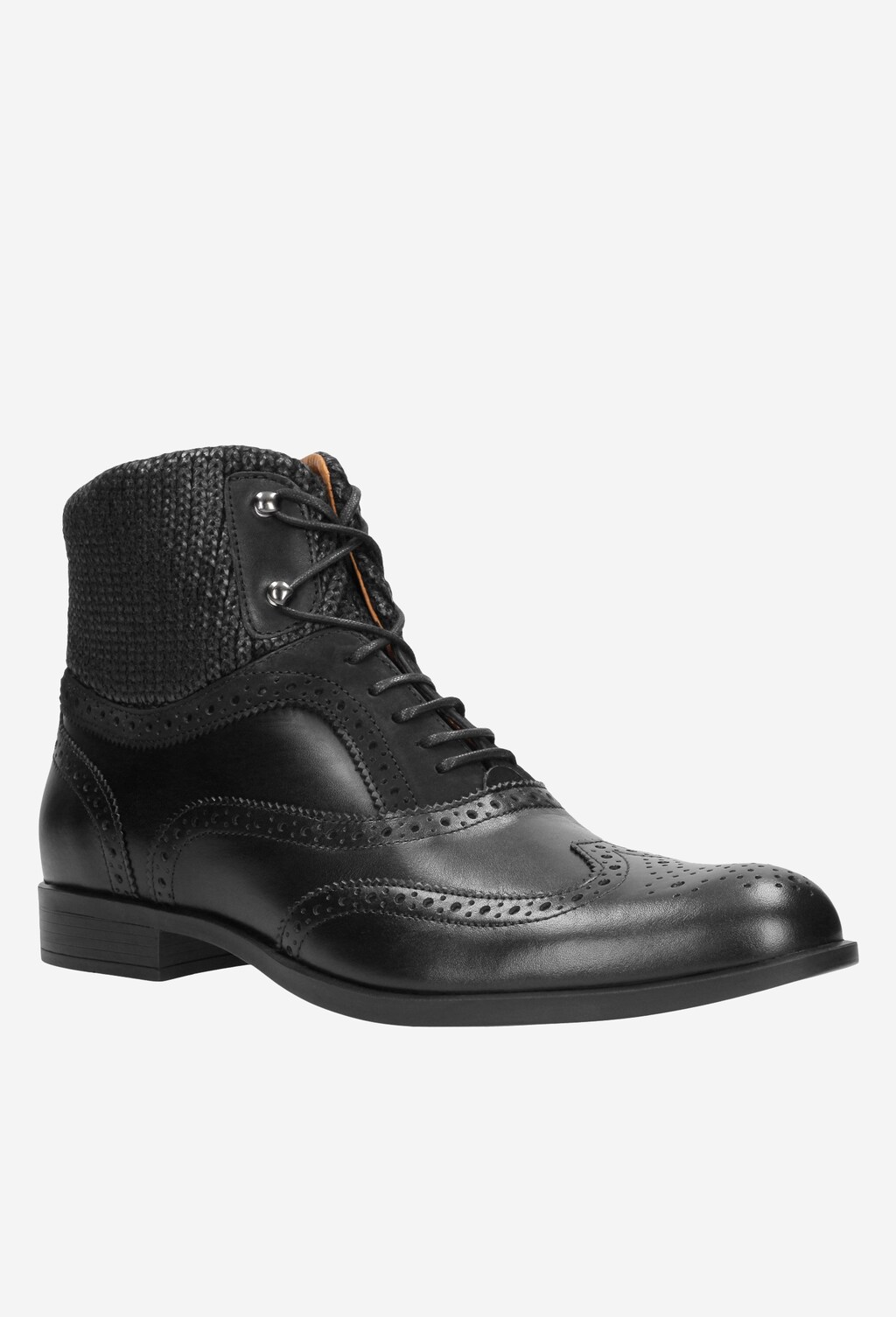 Czarne trzewiki męskie 8246-81 Widok 2