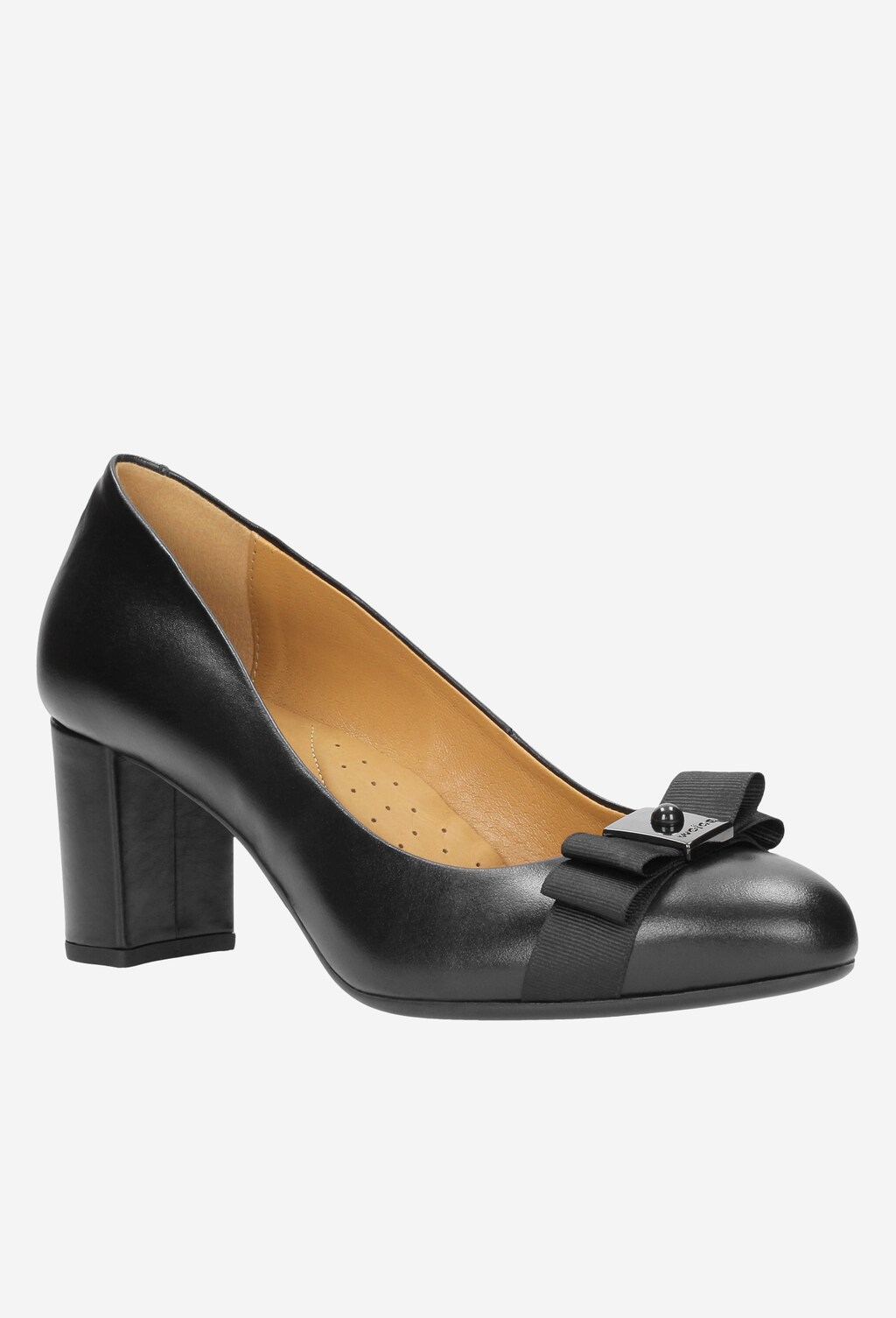 Czarne czółenka damskie 8394-51 Widok 2