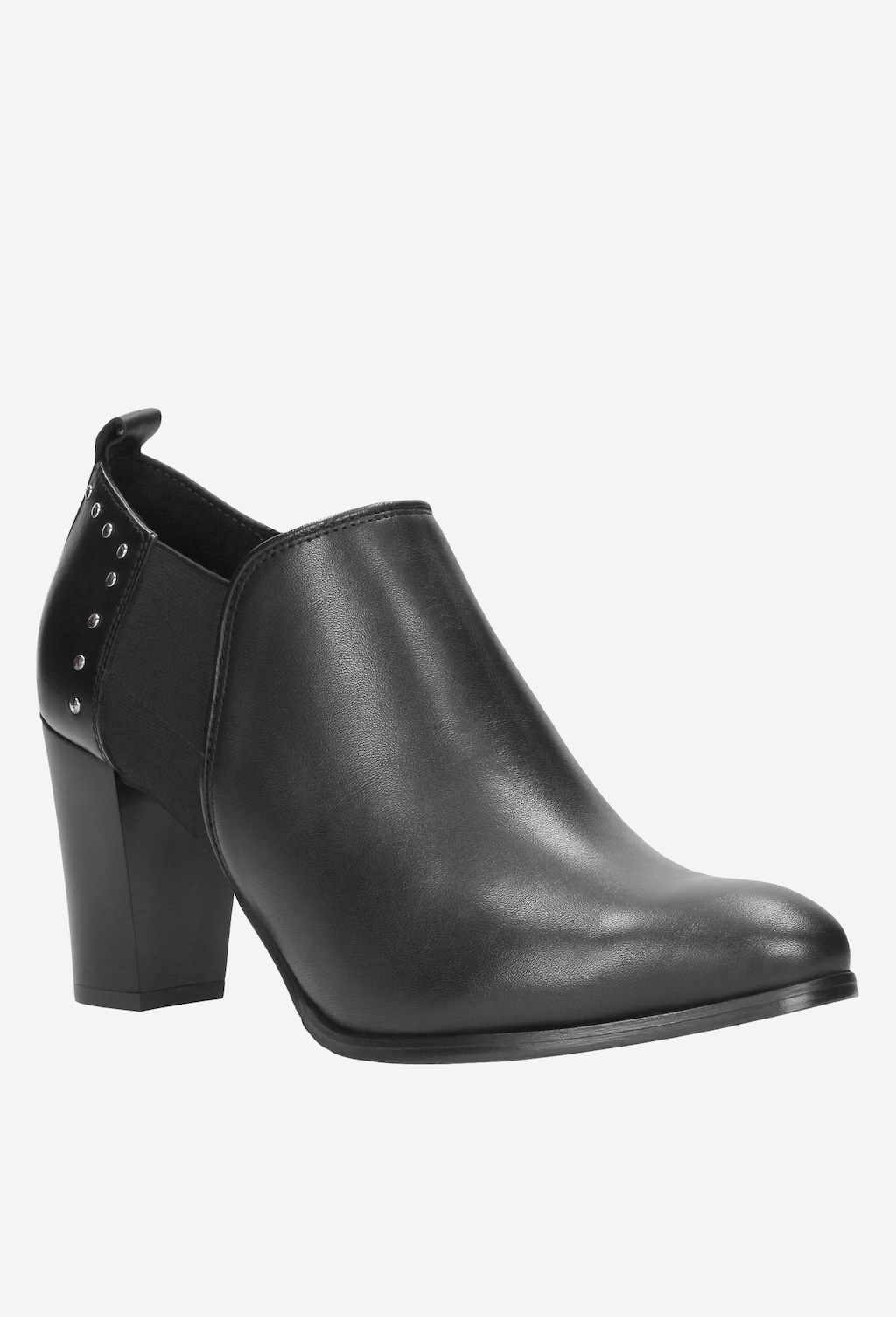 Czarne botki damskie 8533-51 Widok 3