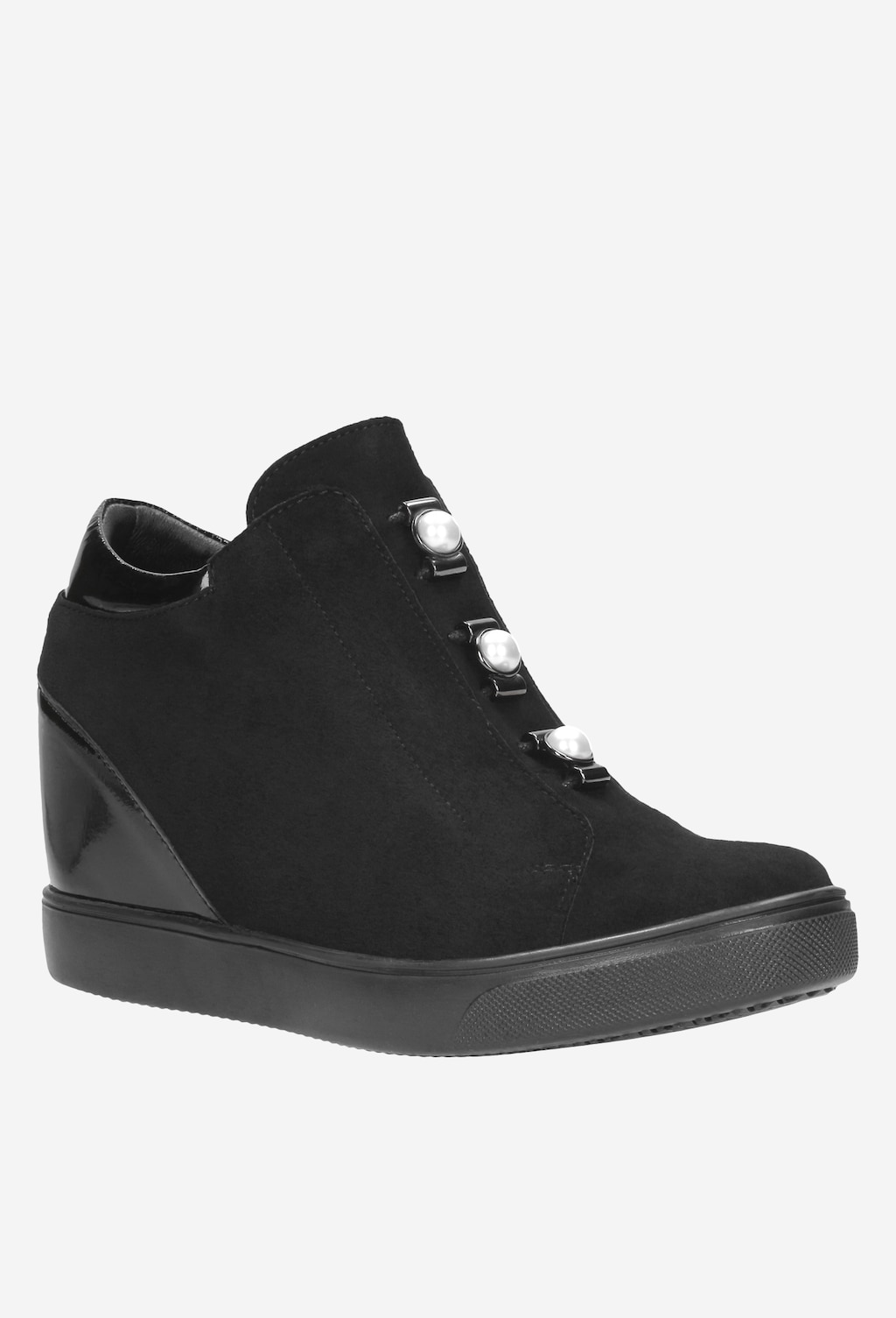 Czarne damskie sneakersy 8549-71 Widok 2