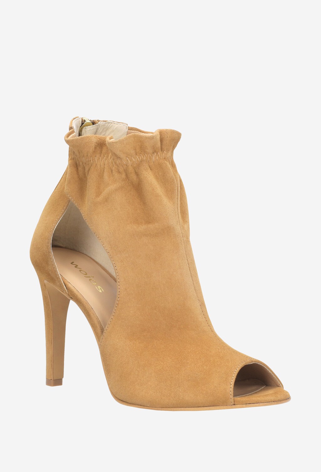 Brązowe botki damskie 8559-63 Widok 3