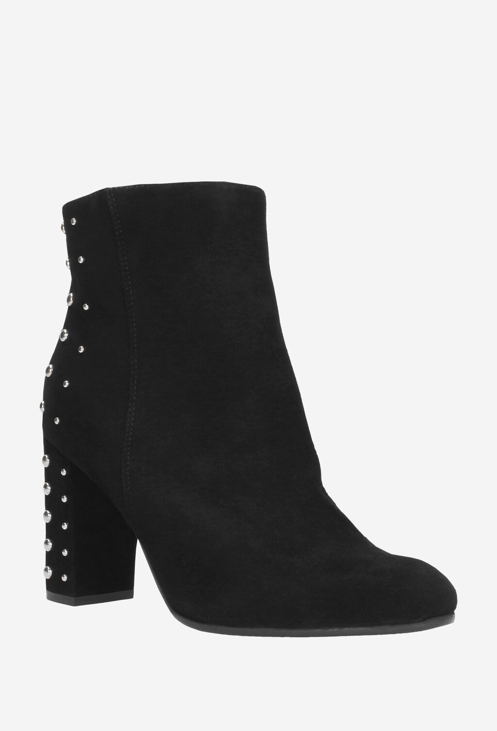 Czarne botki damskie 8567-61 Widok 3