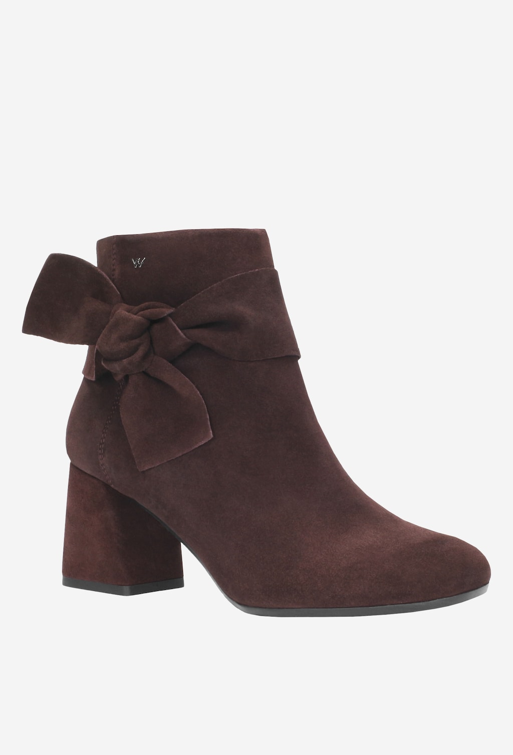 Bordowe botki damskie 8586-65 Widok 3