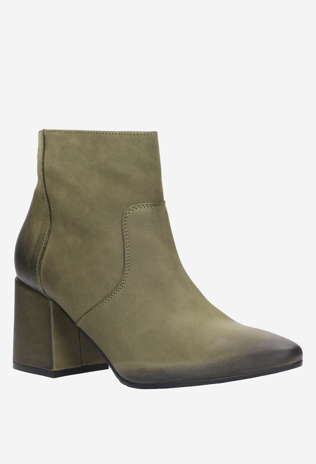 Zielone botki damskie 8600-27 Widok 3