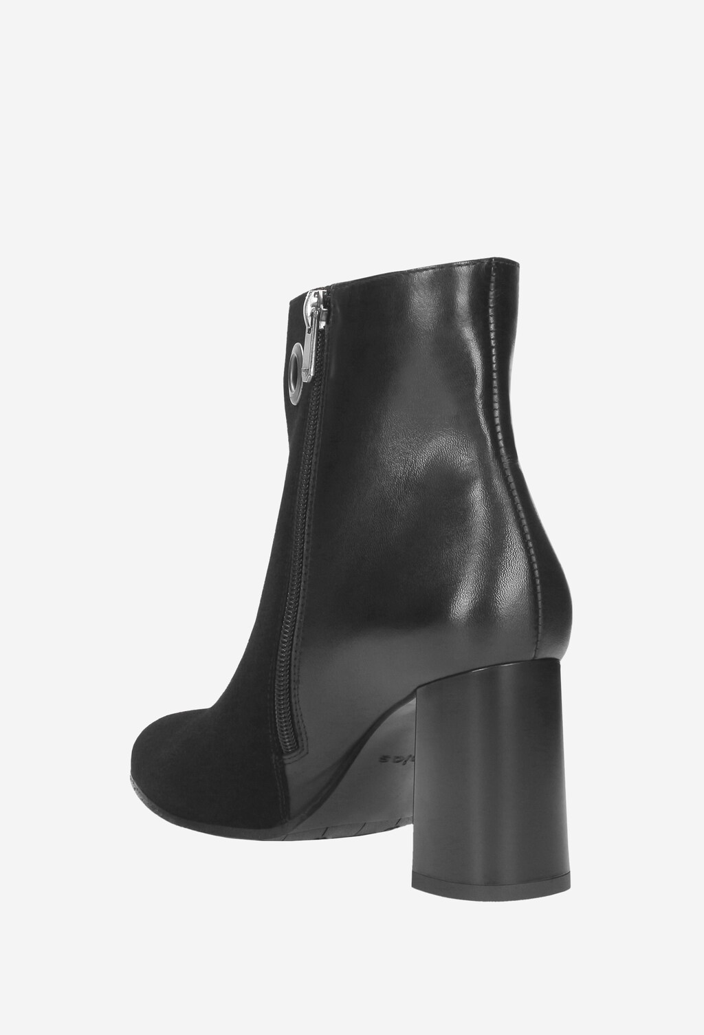 Czarne botki damskie 8601-71 Widok 4