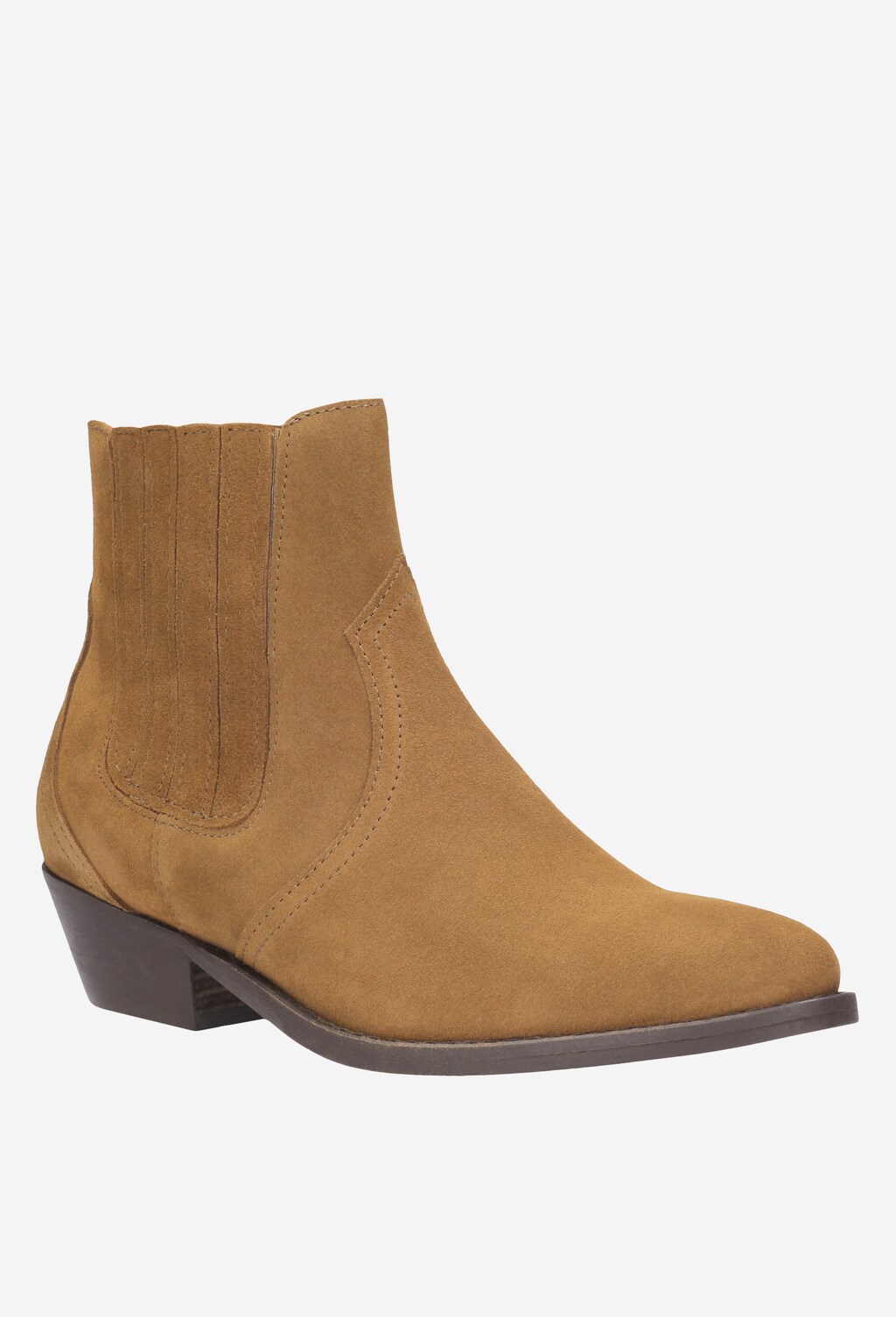 Brązowe botki damskie 8605-63 Widok 3