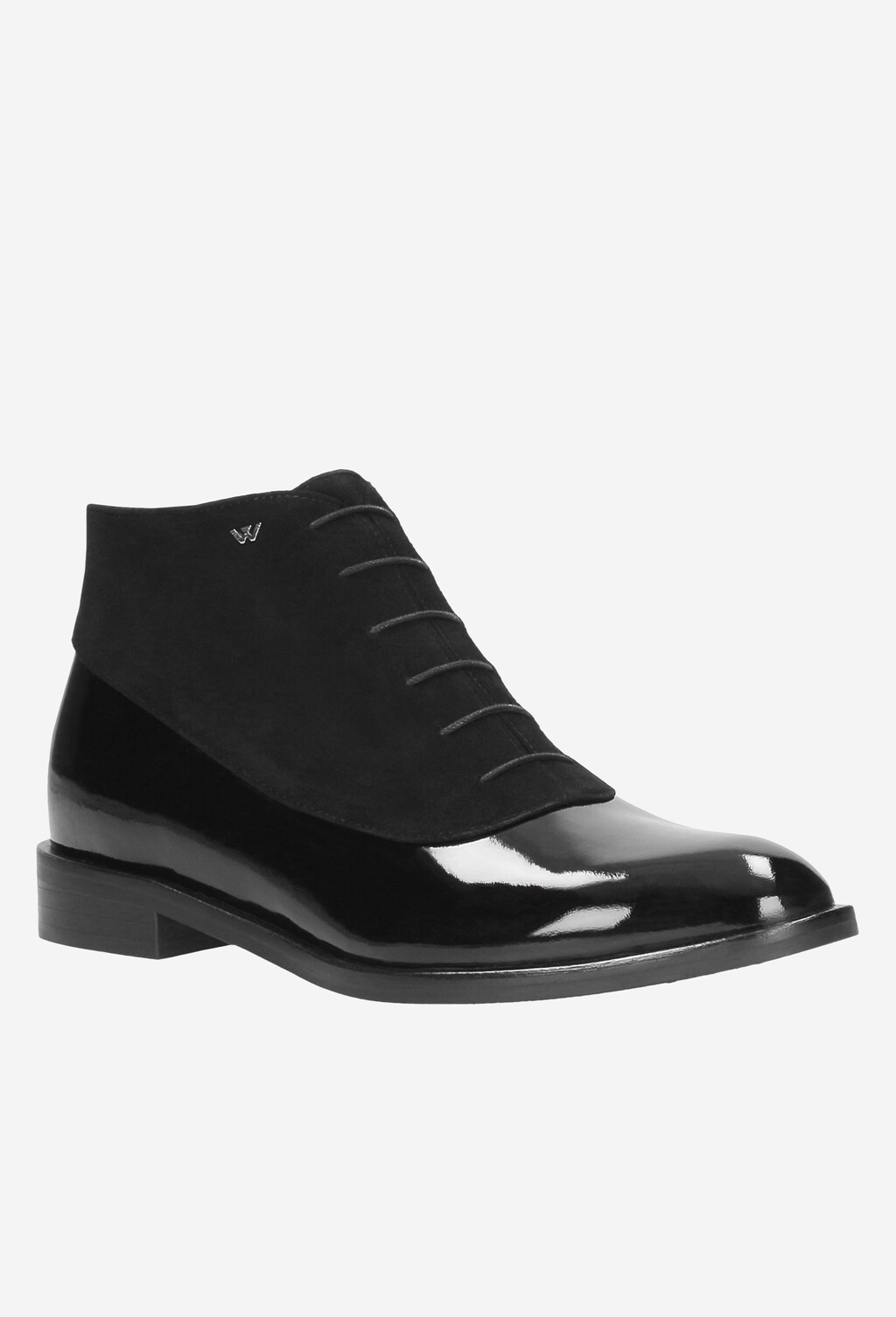 Czarne botki damskie 8614-71 Widok 2