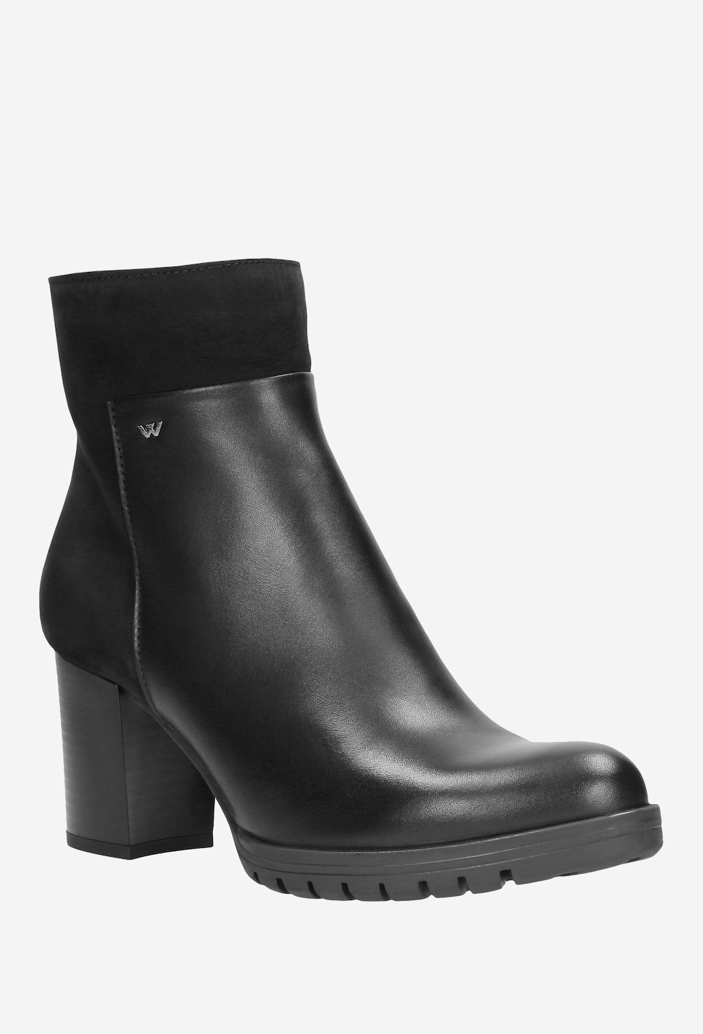 Czarne damskie botki 8621-71 Widok 3