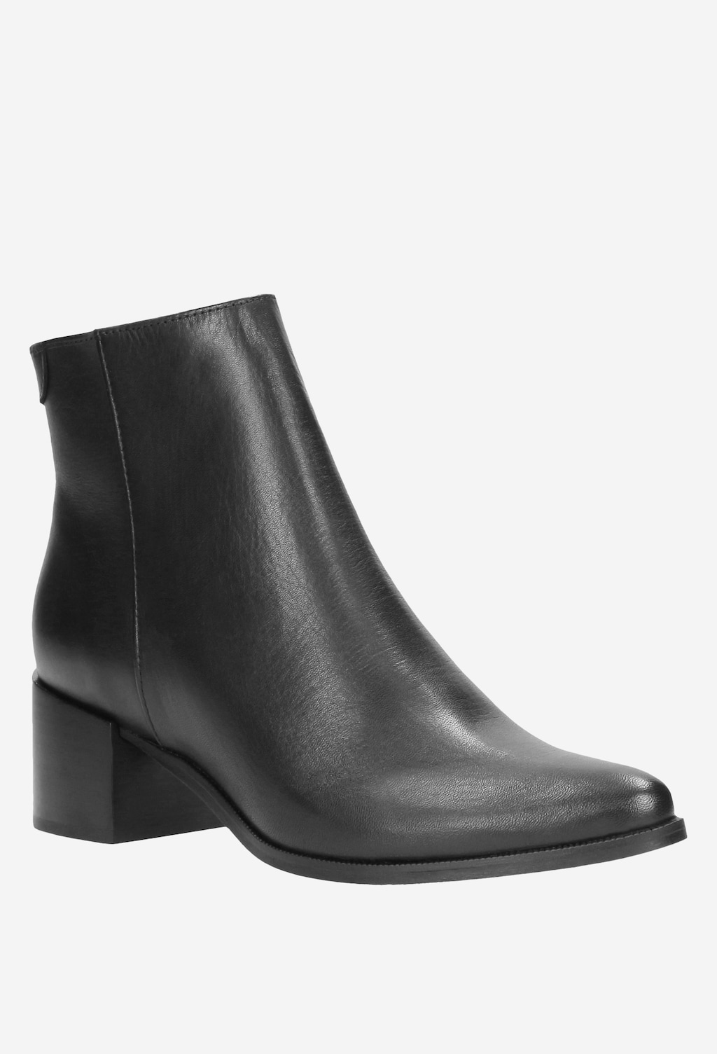 Czarne botki damskie 8632-51 Widok 3