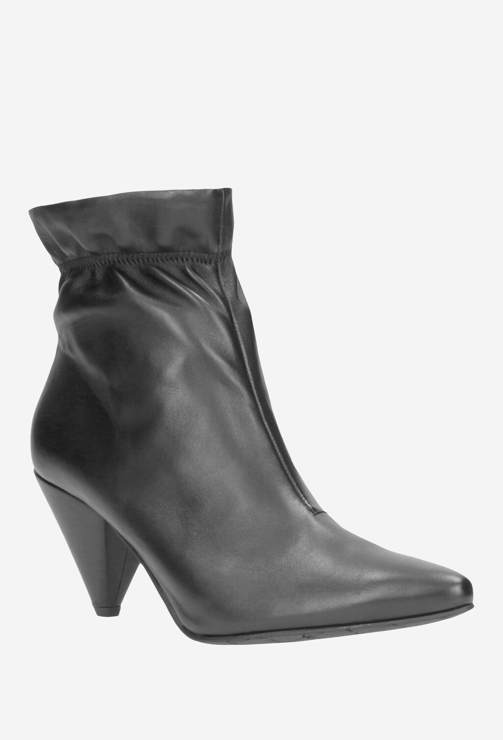 Czarne damskie botki 8645-51 Widok 3