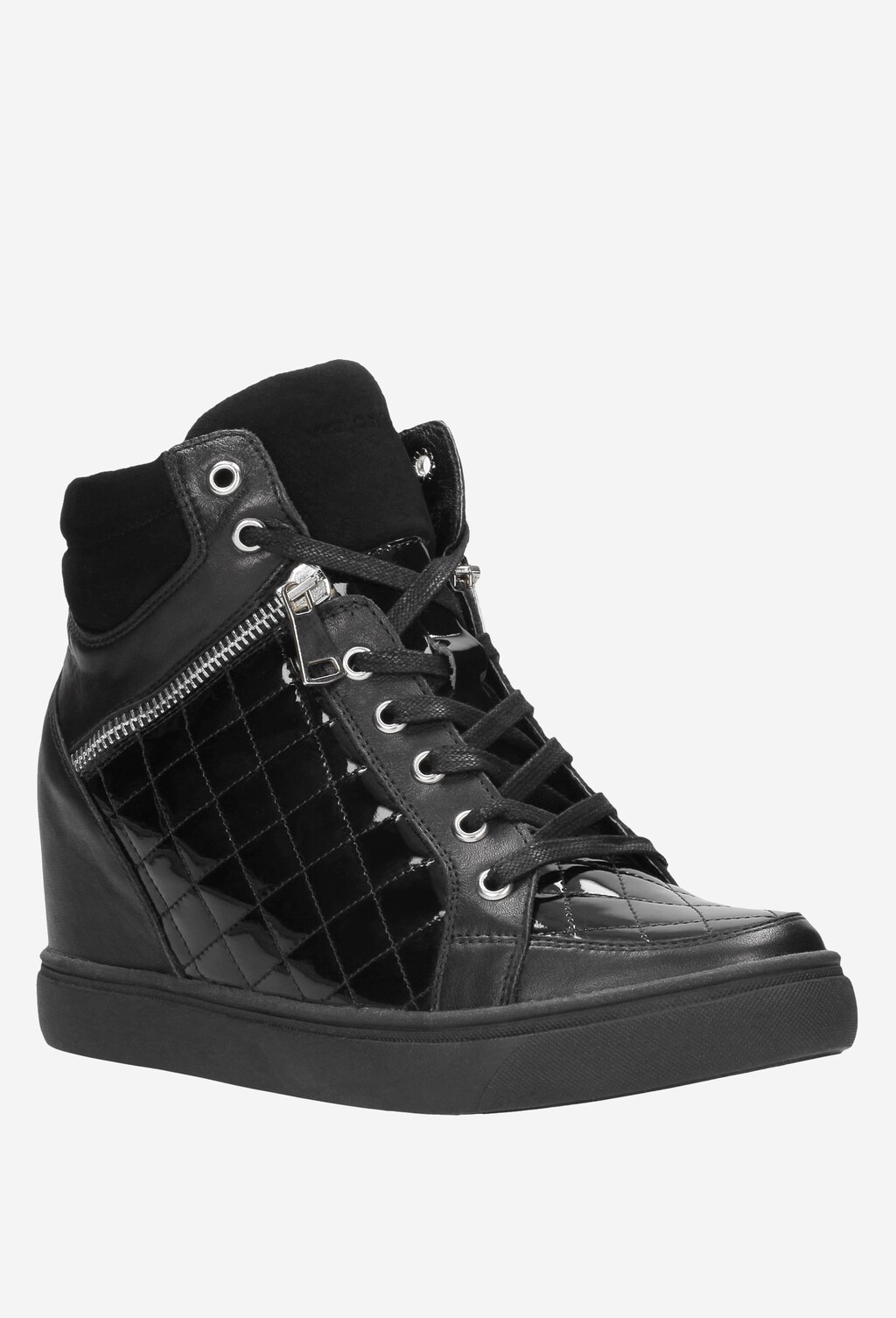 Czarne trzewiki damskie 8667-71 Widok 2