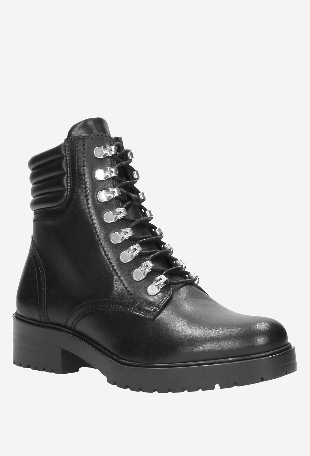 Czarne trzewiki damskie 8676-51 Widok 3