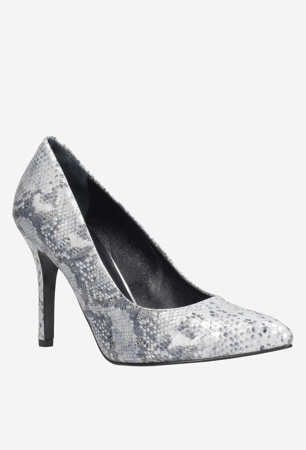 Srebrne czółenka damskie 9357-60 Widok 3