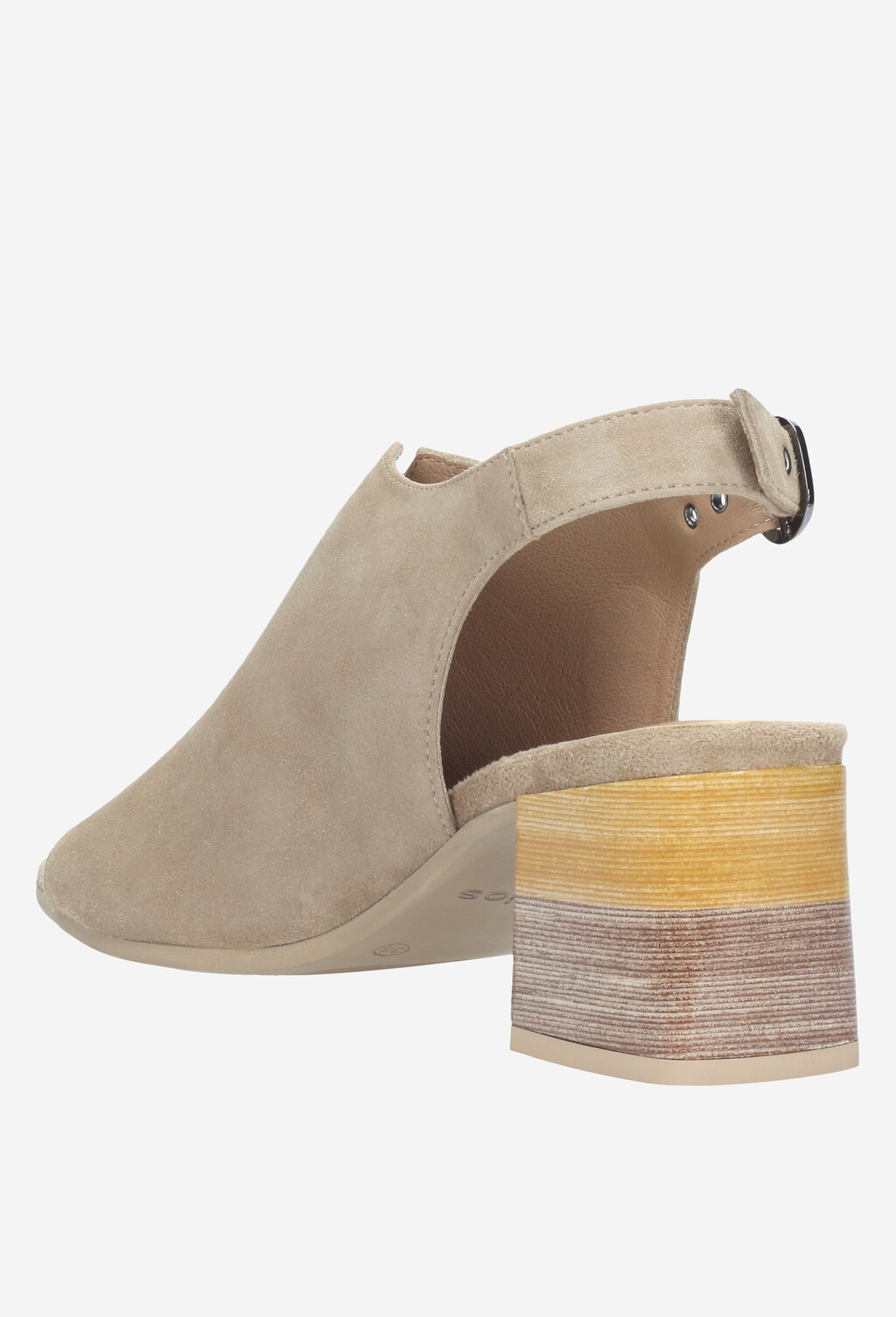 Beżowe sandały damskie 9745-64 Widok 3