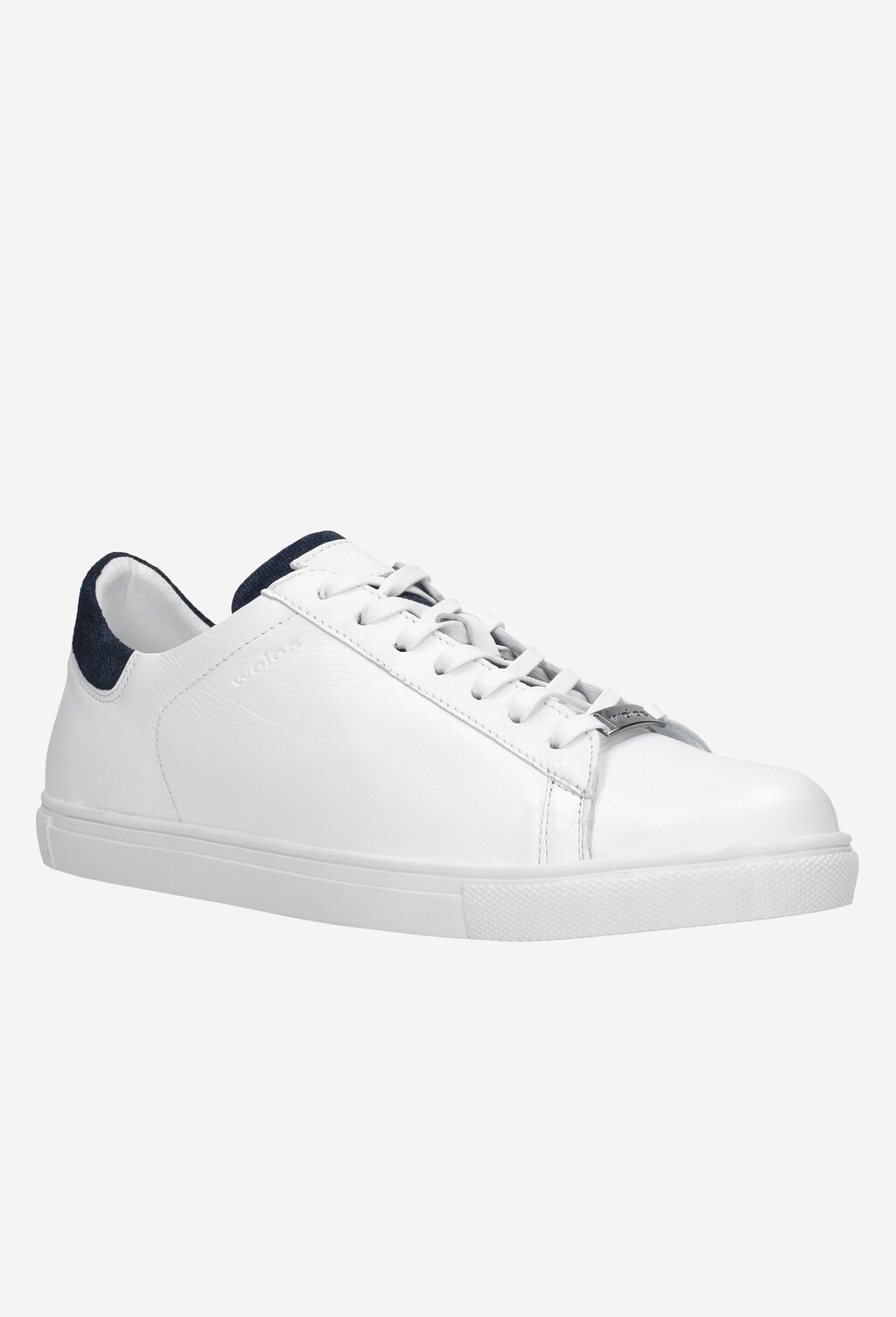 Białe półbuty męskie 9060-79 Widok 3