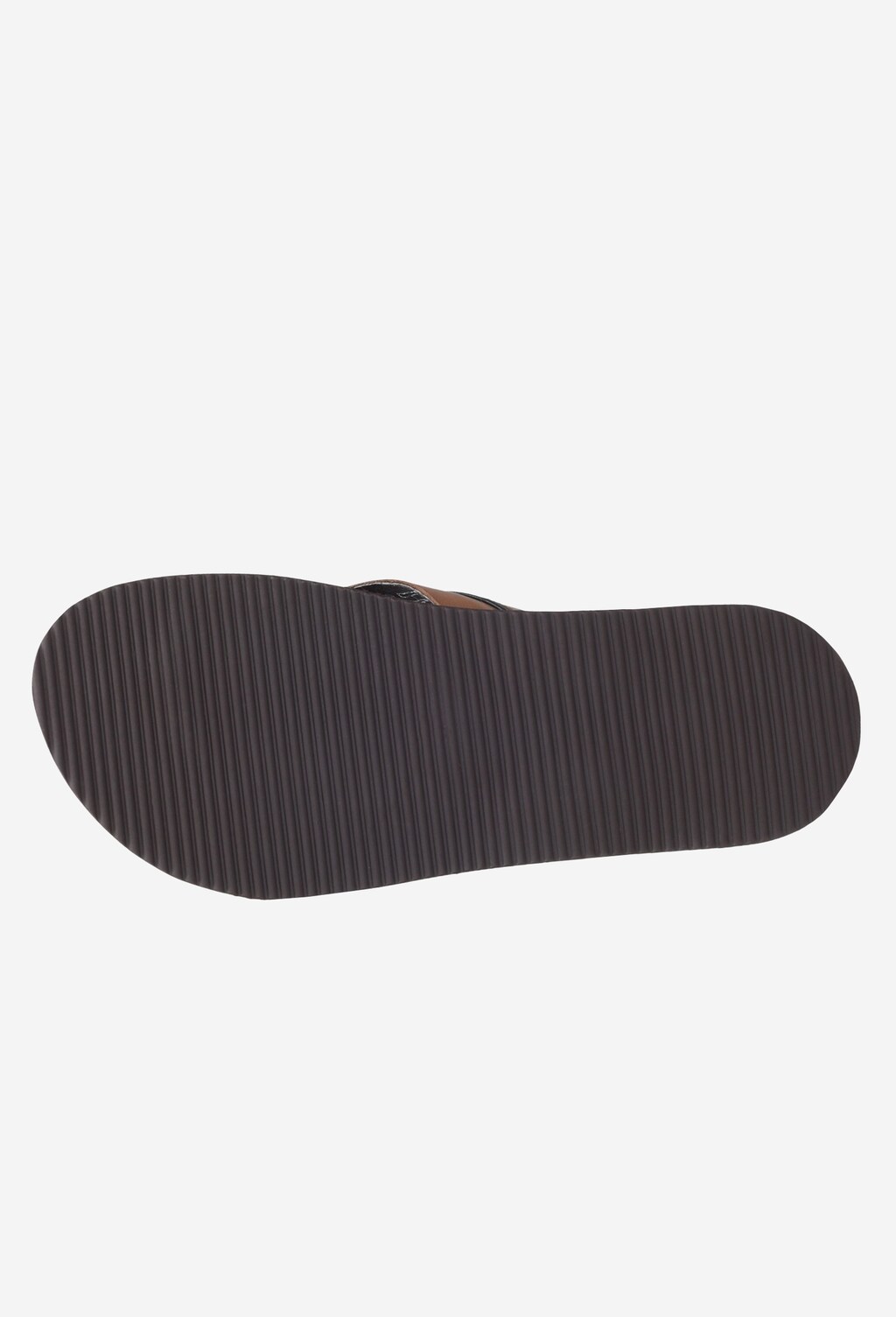 Hnědé pánské žabky na ploché podrážce 9257-52 Widok 6