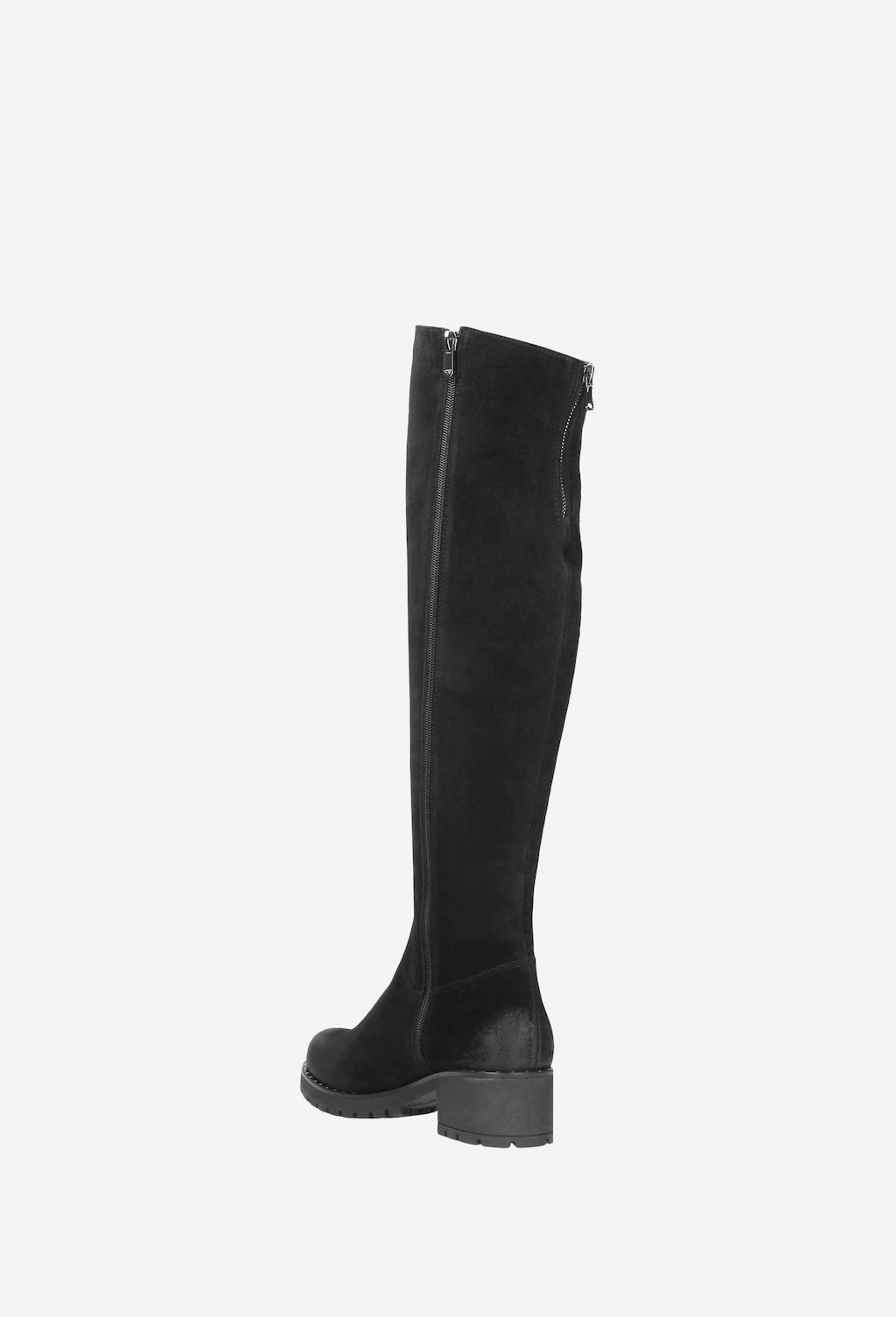 Czarne kozaki damskie 8737-61 Widok 4