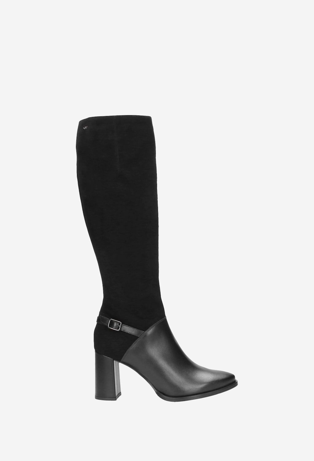 Czarne kozaki damskie 8735-71 Widok 2