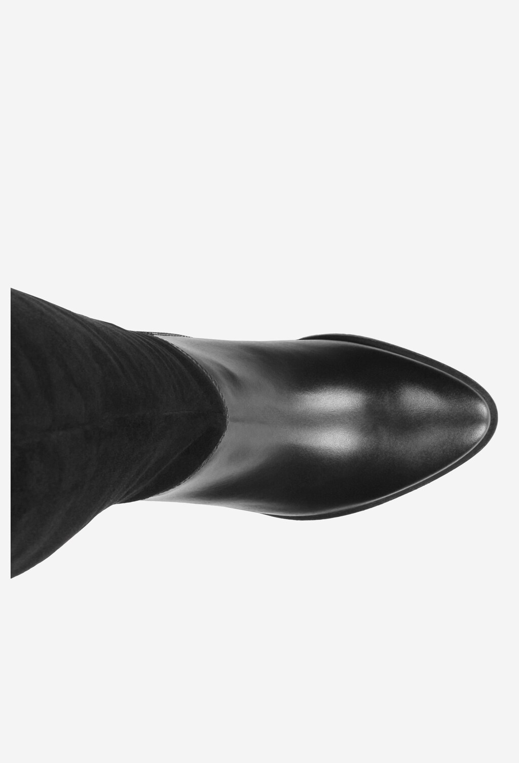 Czarne kozaki damskie 8735-71 Widok 5