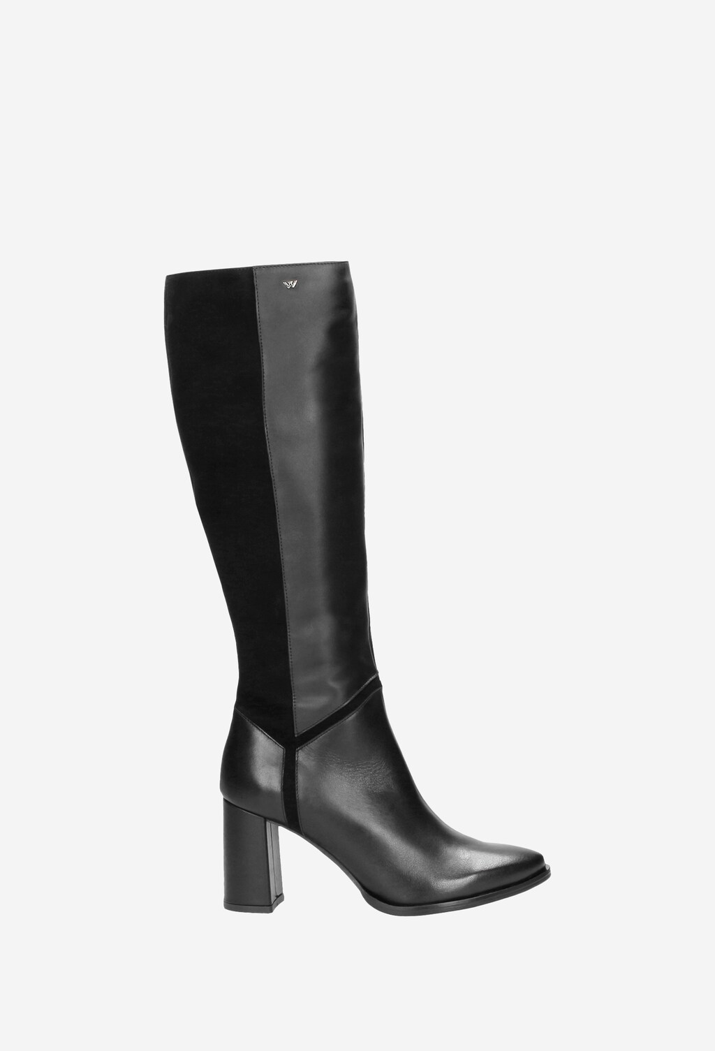 Czarne kozaki damskie 8734-71 Widok 2