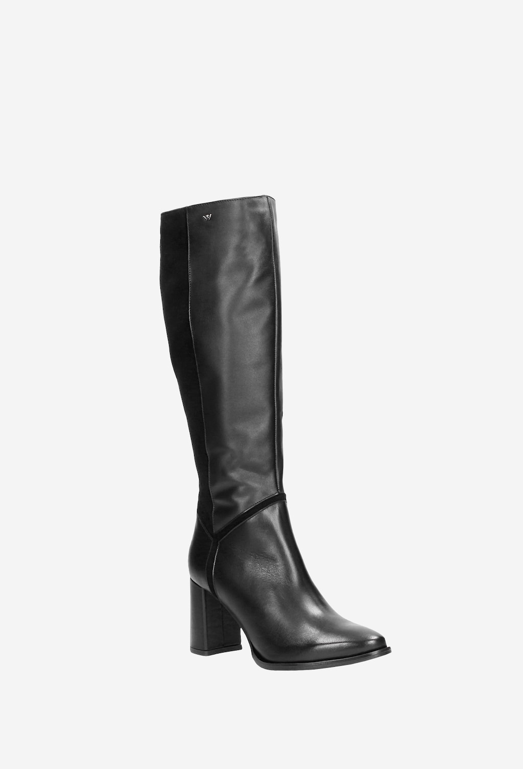 Czarne kozaki damskie 8734-71 Widok 3