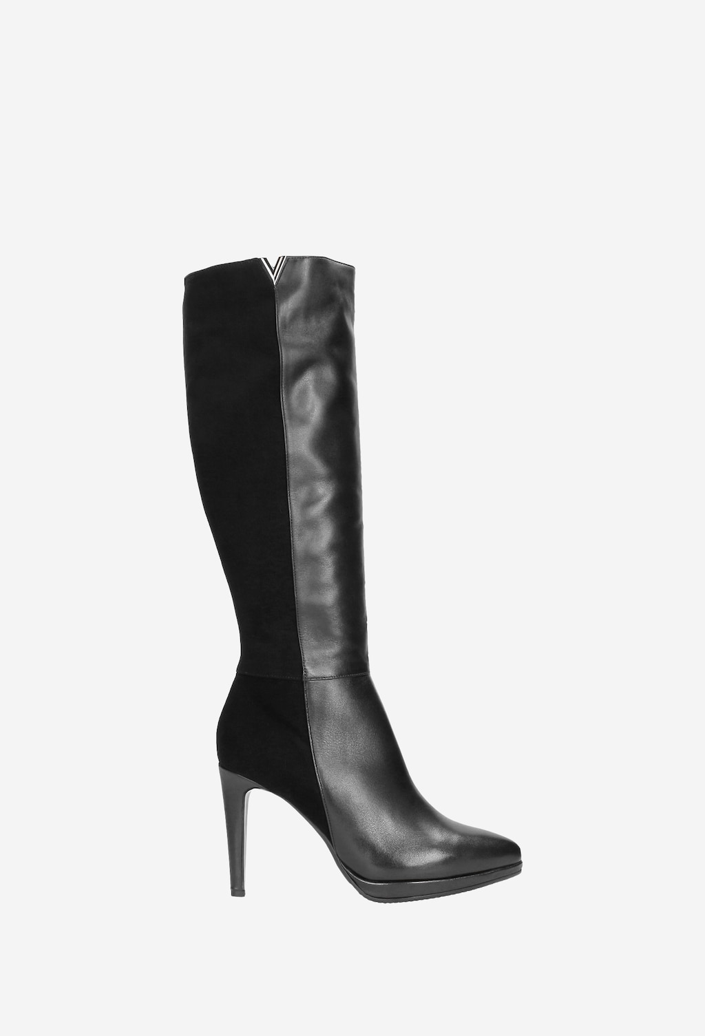 Czarne kozaki damskie 8728-71 Widok 2