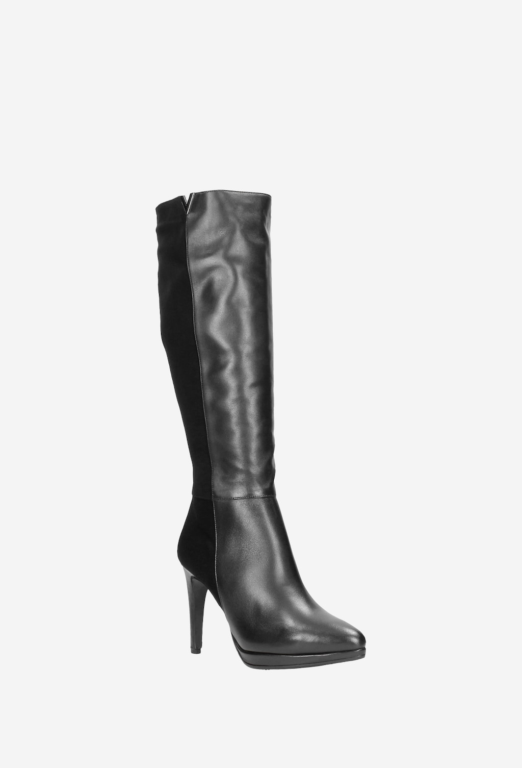 Czarne kozaki damskie 8728-71 Widok 3