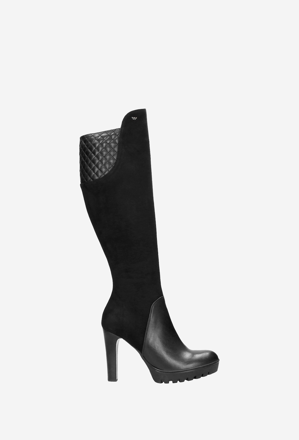 Czarne kozaki damskie 8727-71 Widok 2