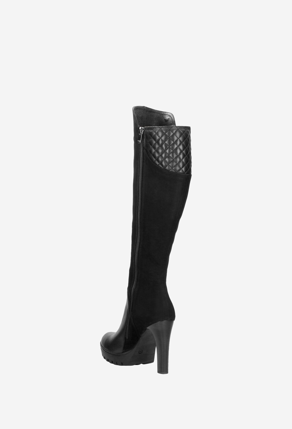 Czarne kozaki damskie 8727-71 Widok 4