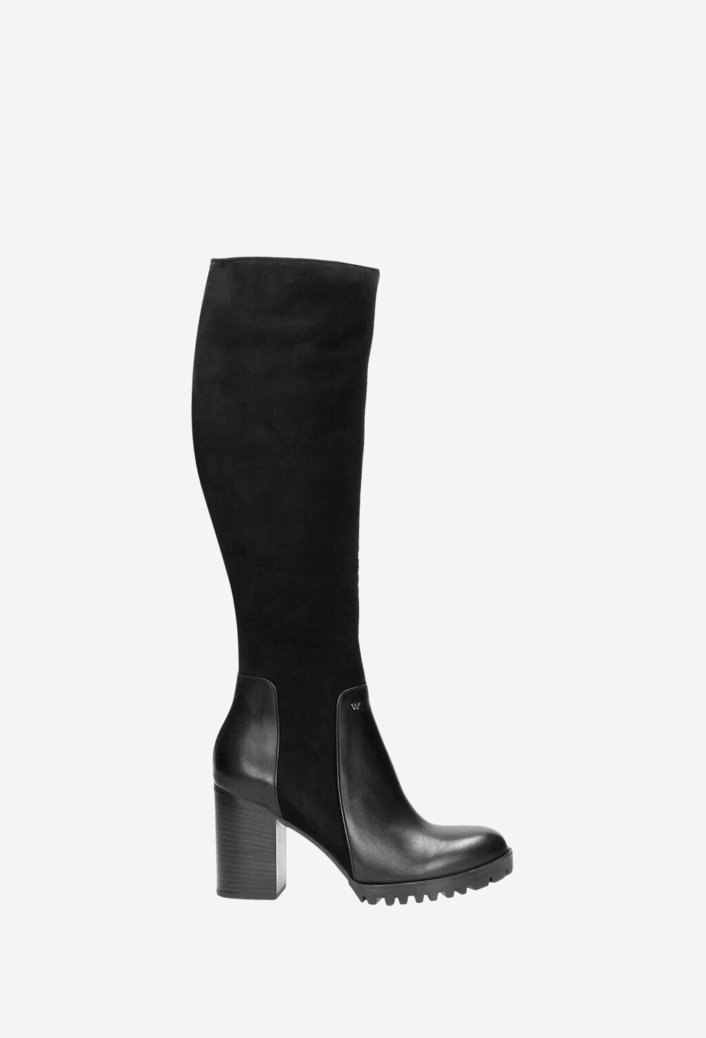 Czarne kozaki damskie 8724-51 Widok 2