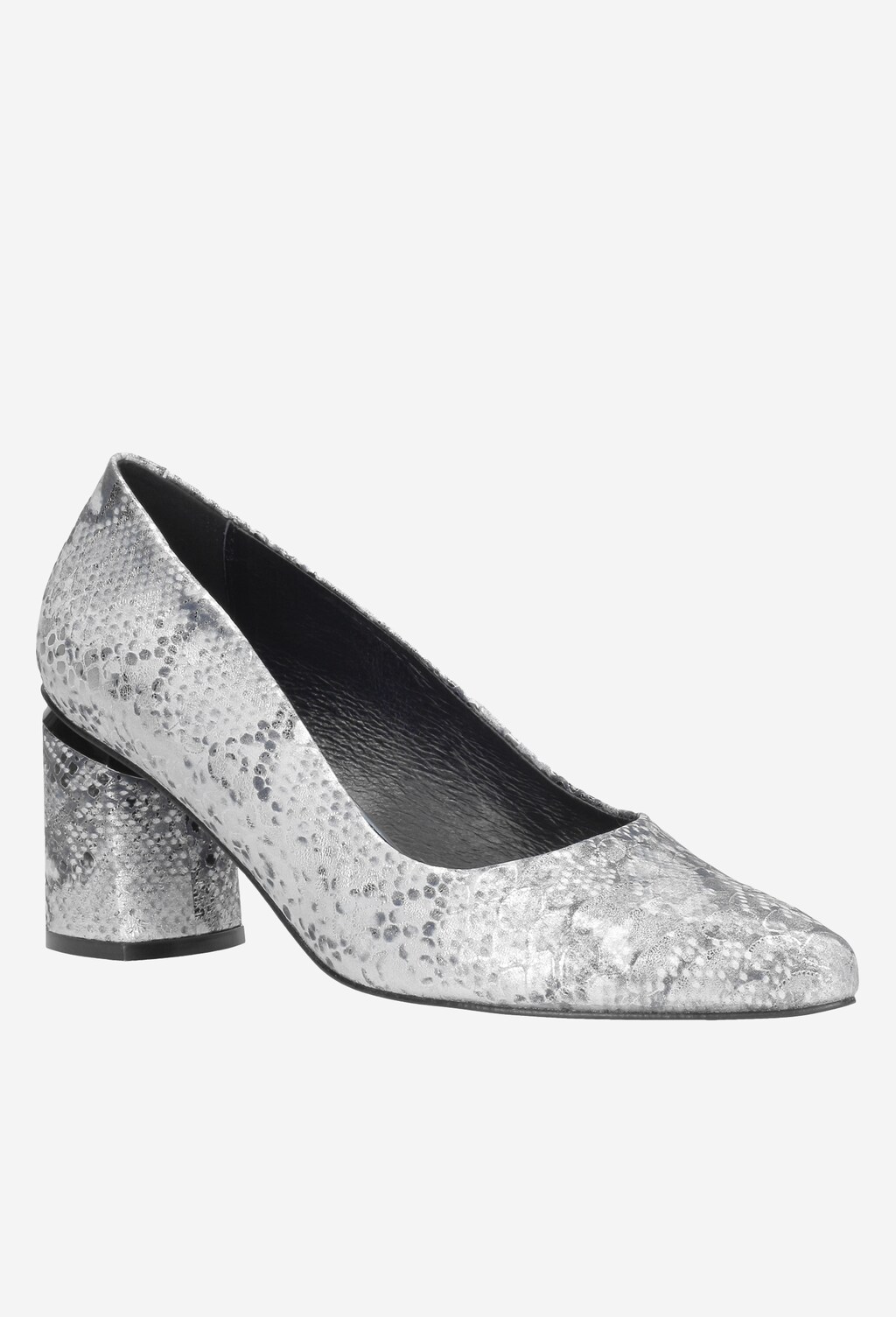 Srebrne czółenka damskie 9358-60 Widok 3