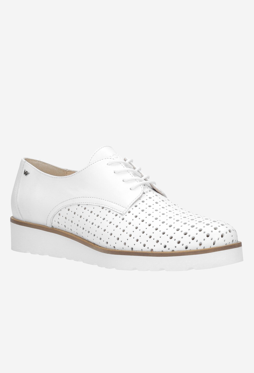 Białe damskie półbuty 9464-59 Widok 2