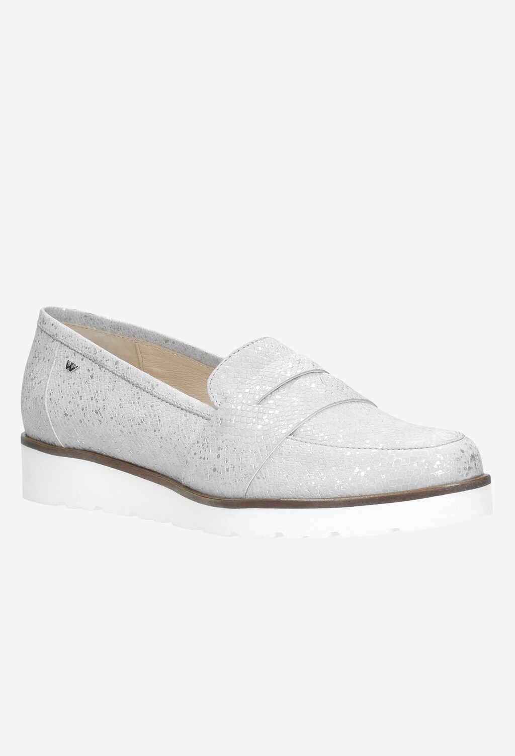 Srebrne mokasyny damskie 9467-69 Widok 3