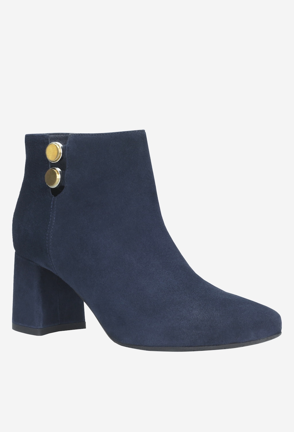 Granatowe damskie botki 9504-66 Widok 3