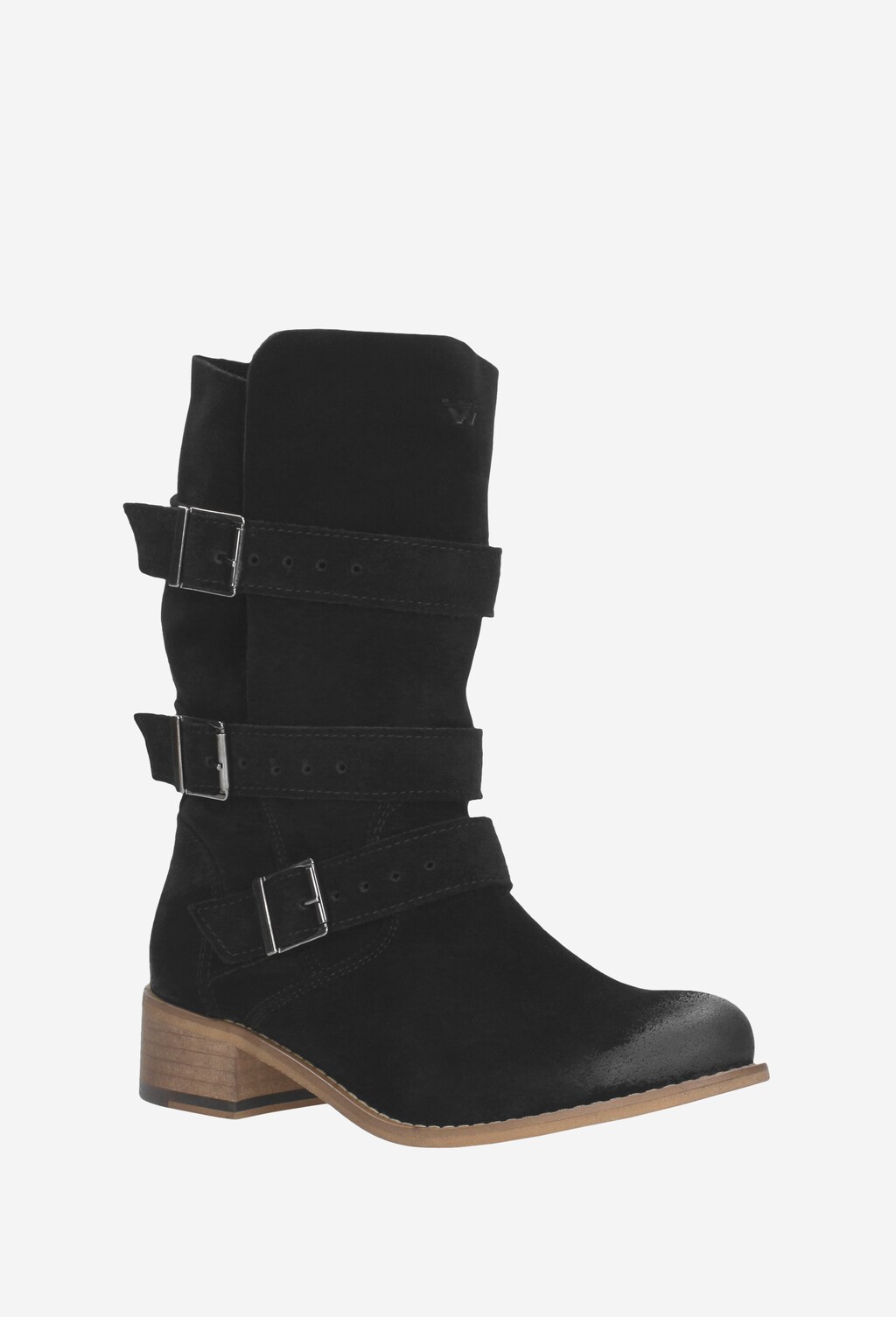 Czarne damskie botki 9510-61 Widok 2