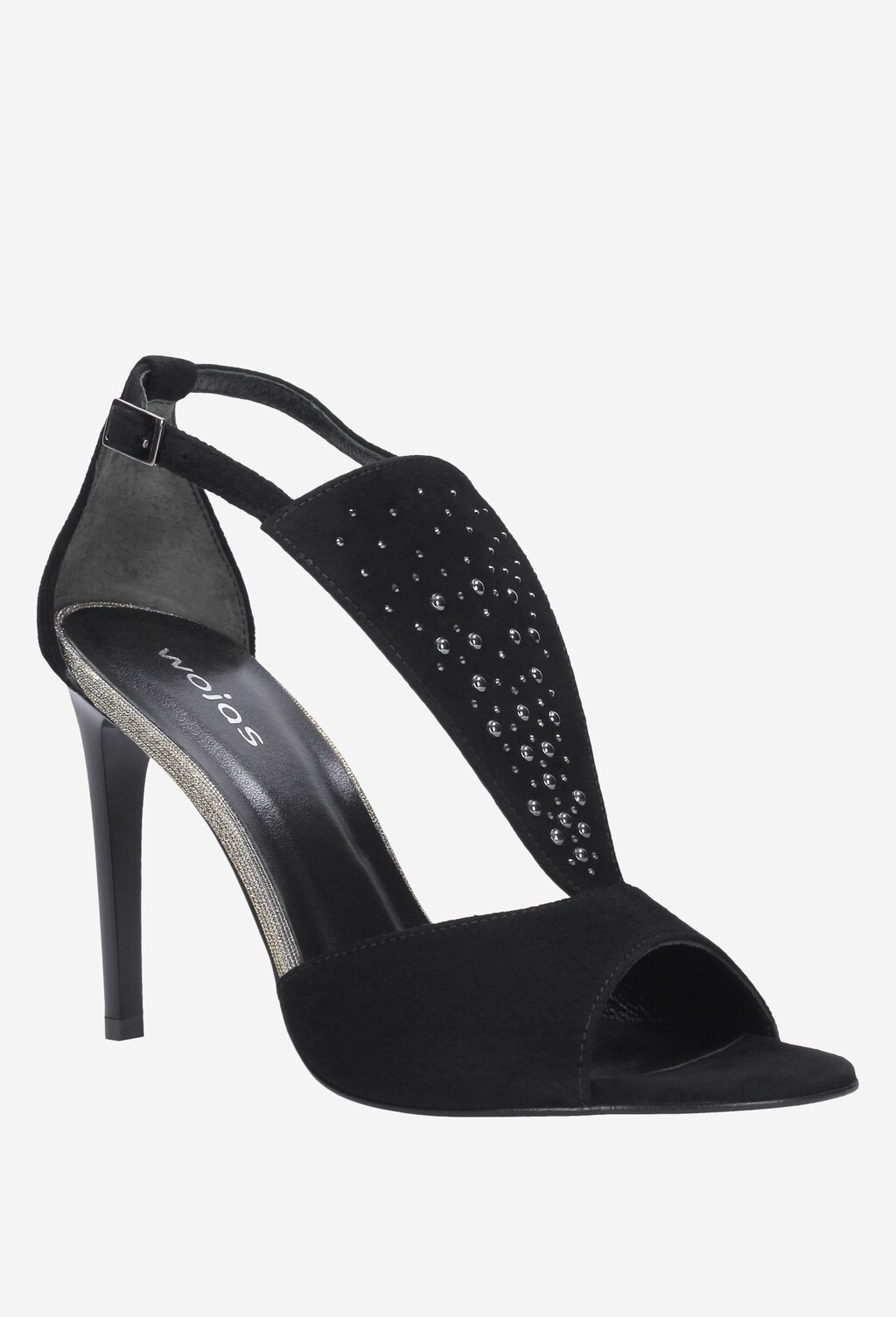 Czarne sandały damskie 9772-61 Widok 2