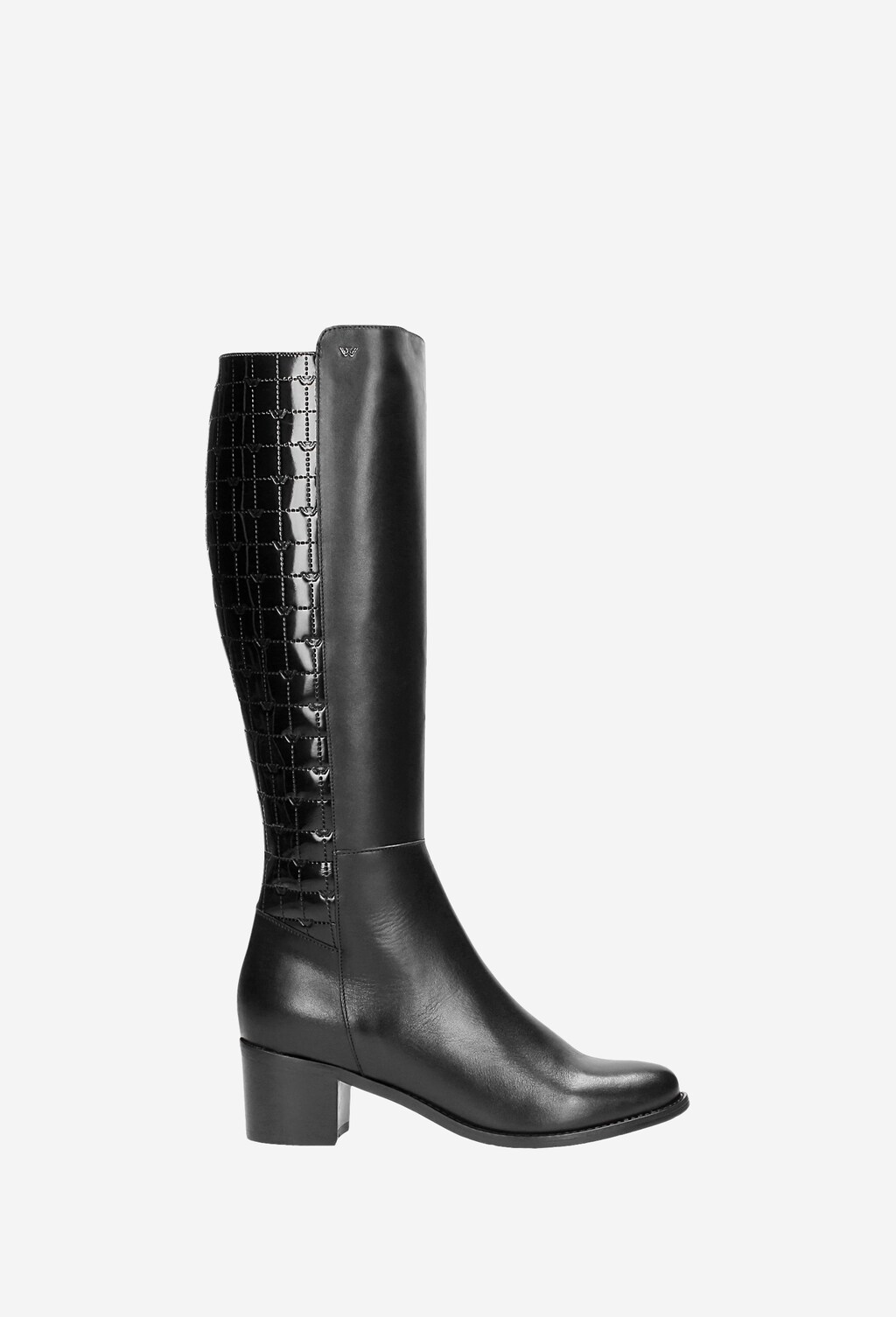 Czarne kozaki damskie 8720-71 Widok 2