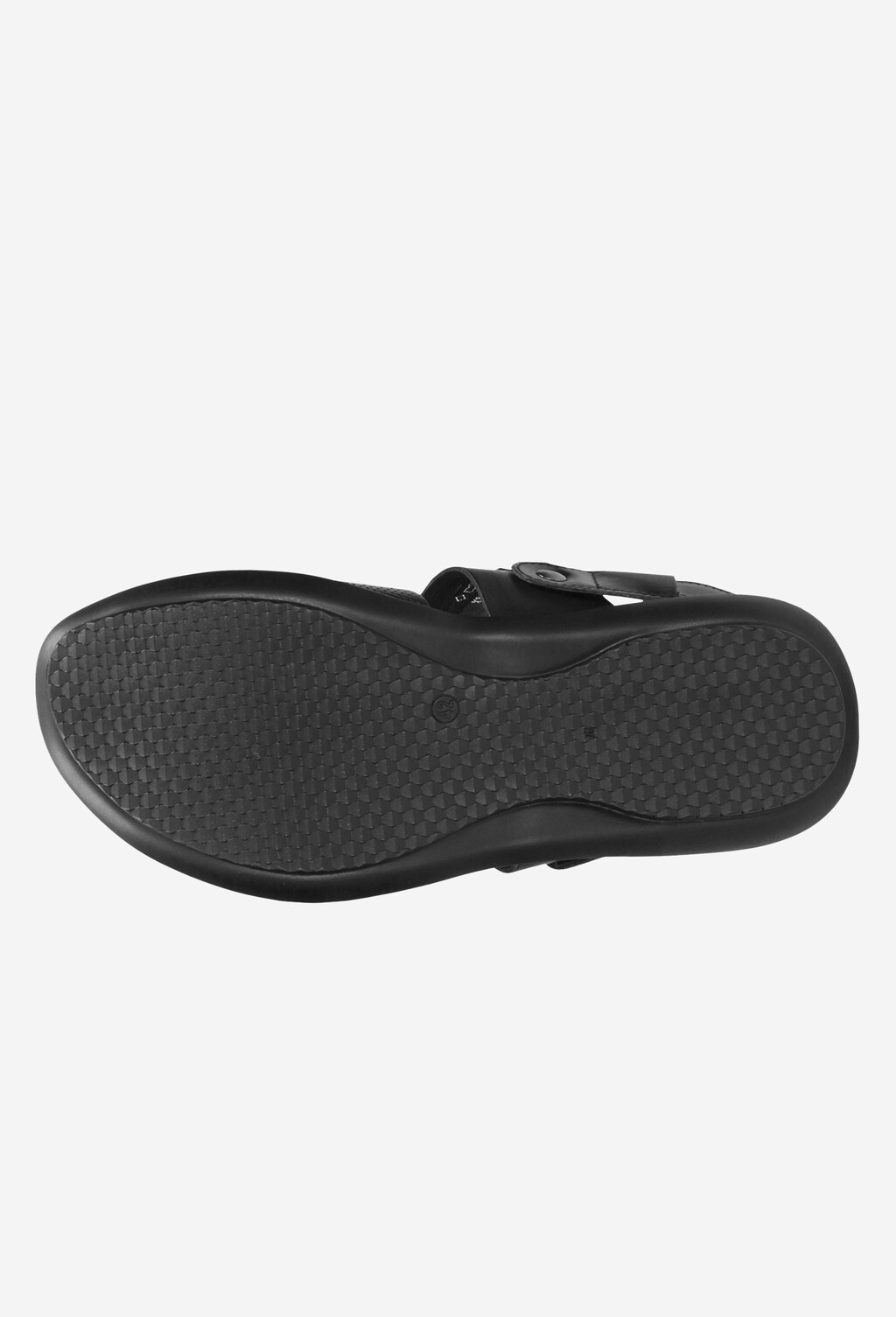 Czarne sandały męskie 9240-51 Widok 6