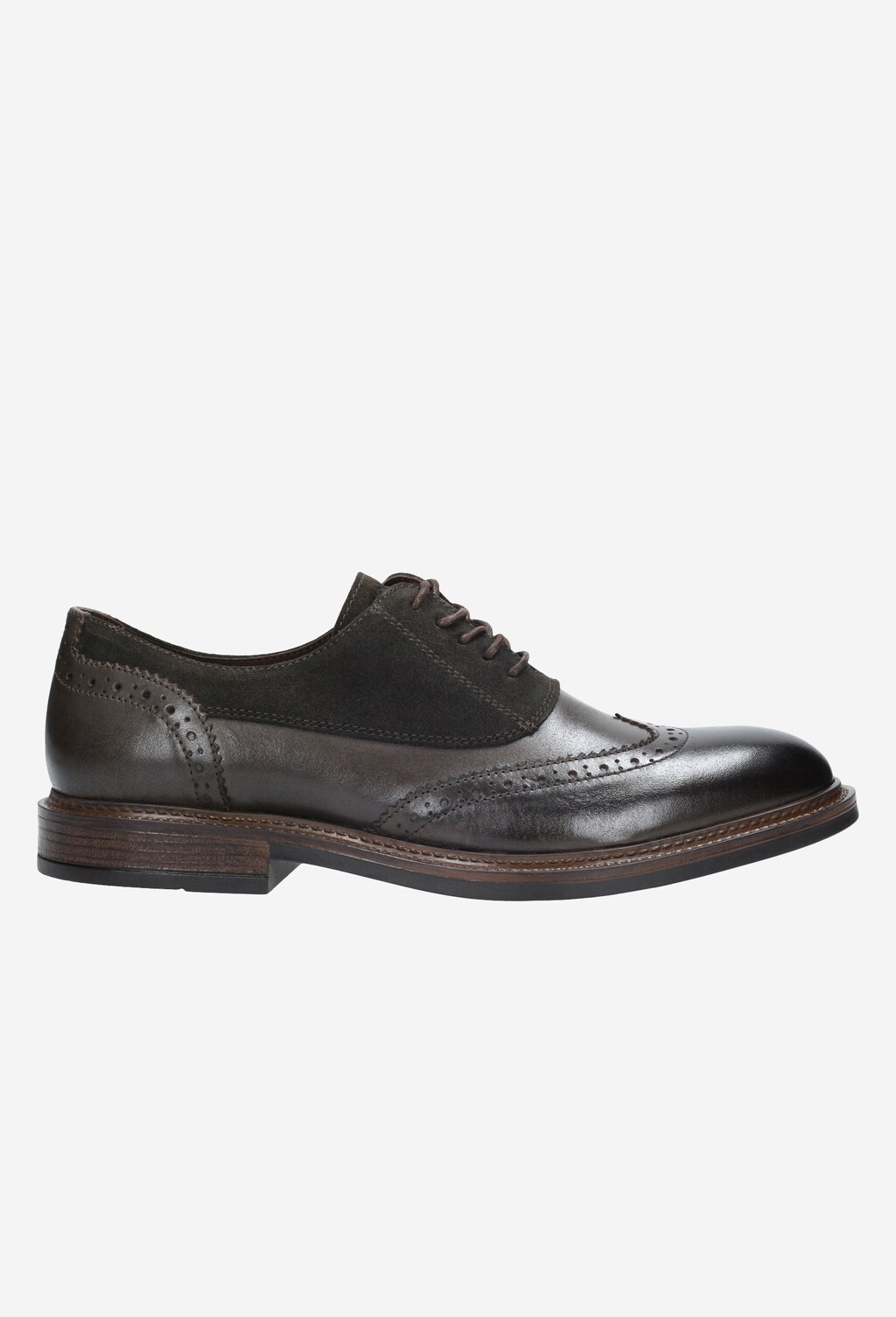 Brązowe półbuty męskie 8092-72 Widok 1