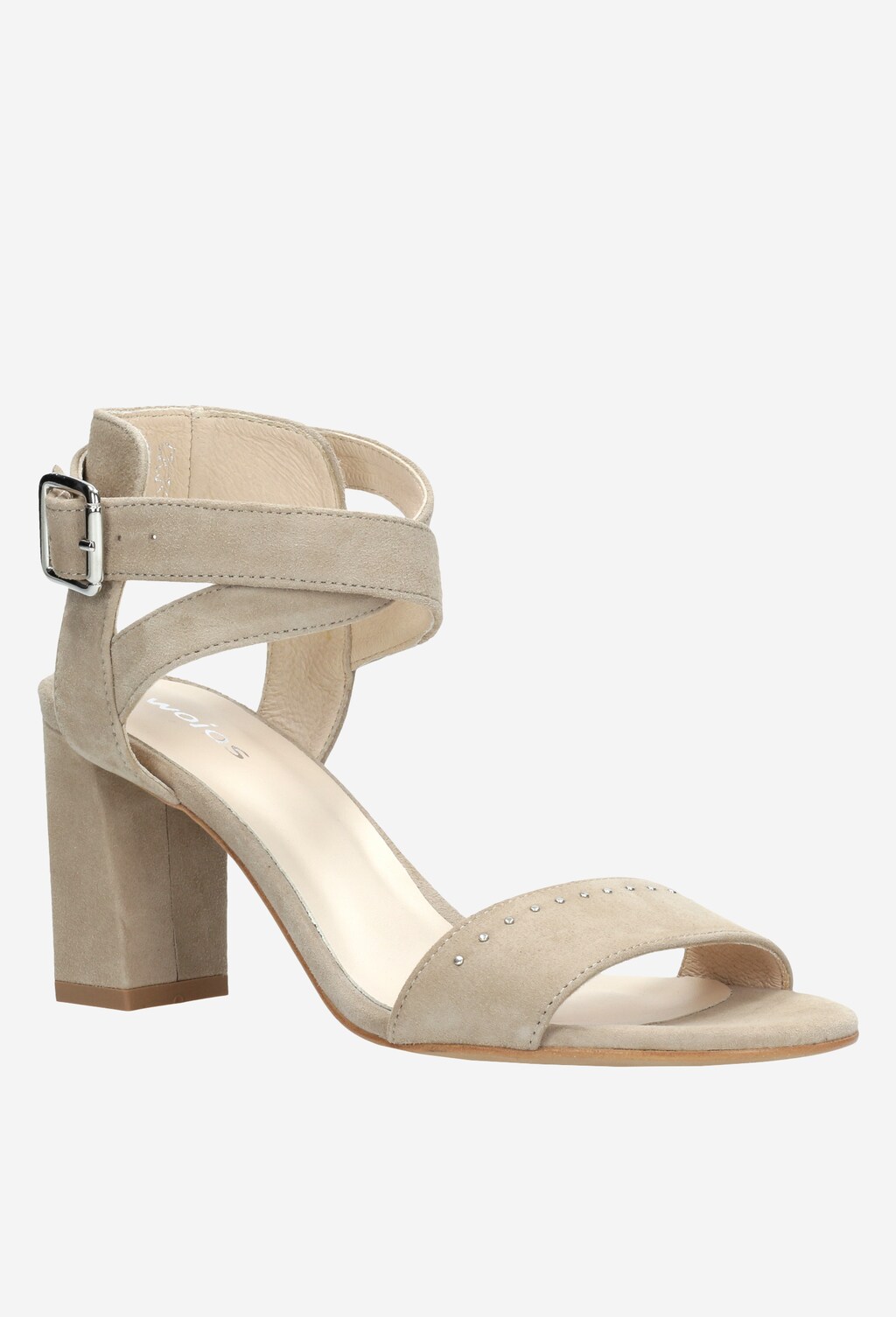 Beżowe sandały damskie 9742-64 Widok 2