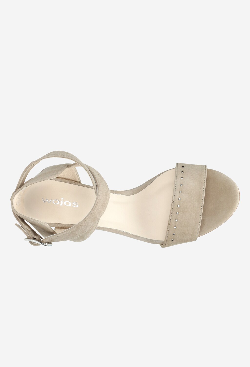 Beżowe sandały damskie 9742-64 Widok 4