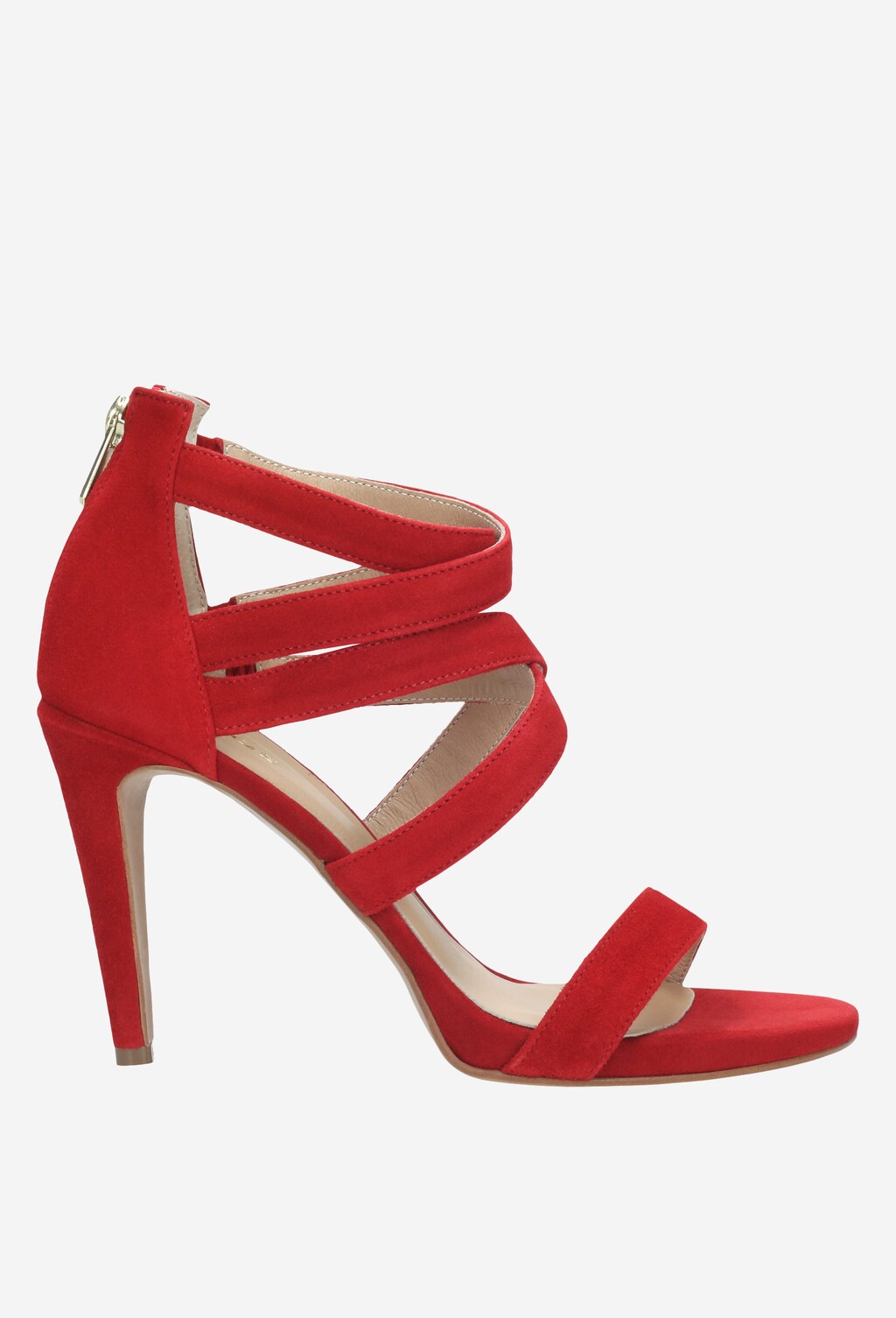 Czerwone sandały damskie 9741-65 Widok 1