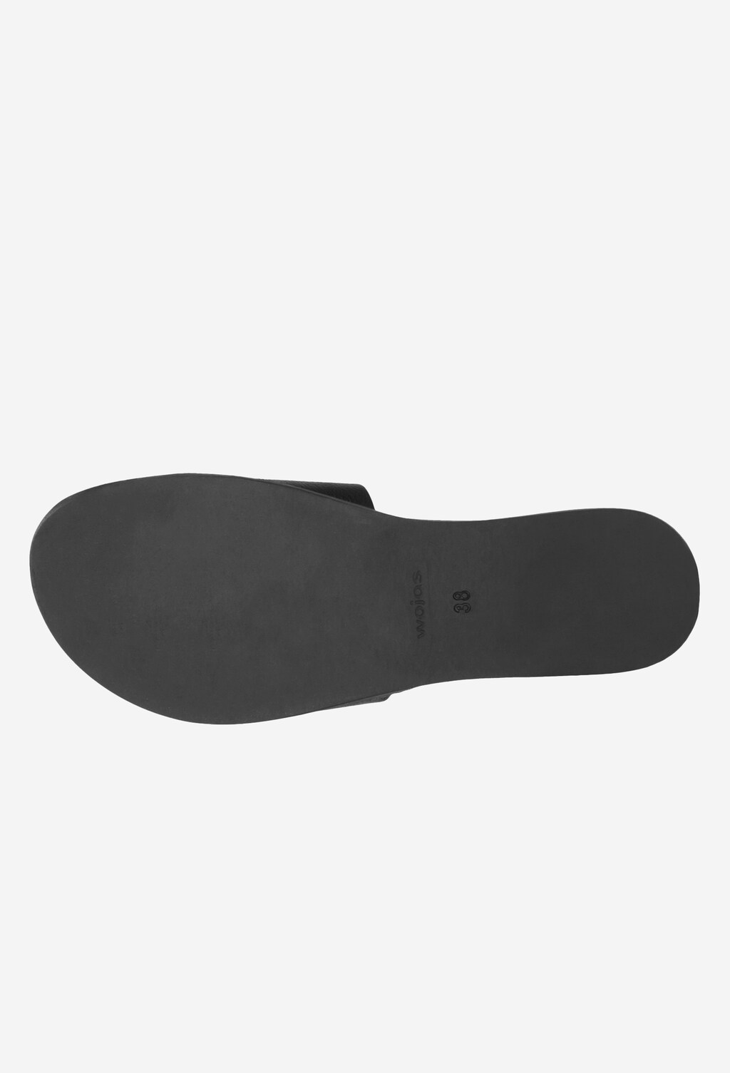 Czarne klapki damskie 8764-71 Widok 5