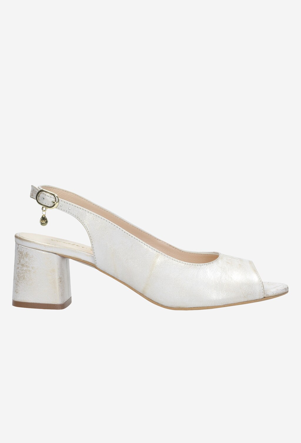 Złote sandały damskie 9748-58 Widok 1