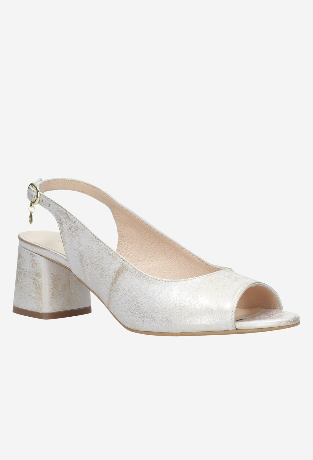 Złote sandały damskie 9748-58 Widok 2