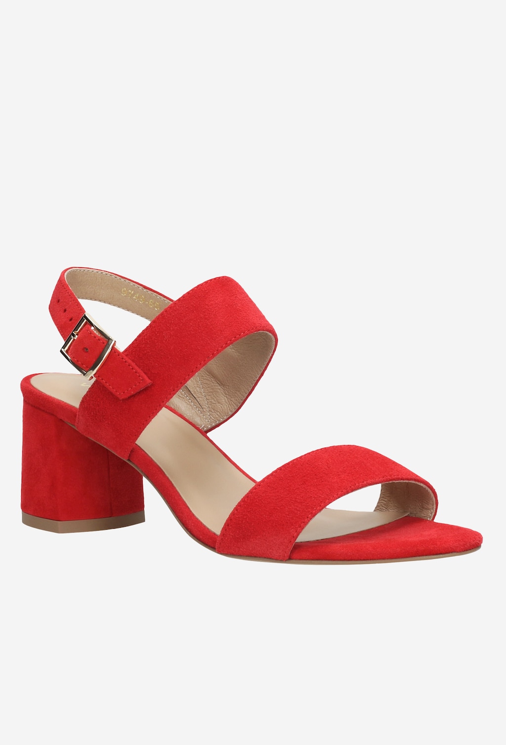 Czerwone sandały damskie 9749-65 Widok 2