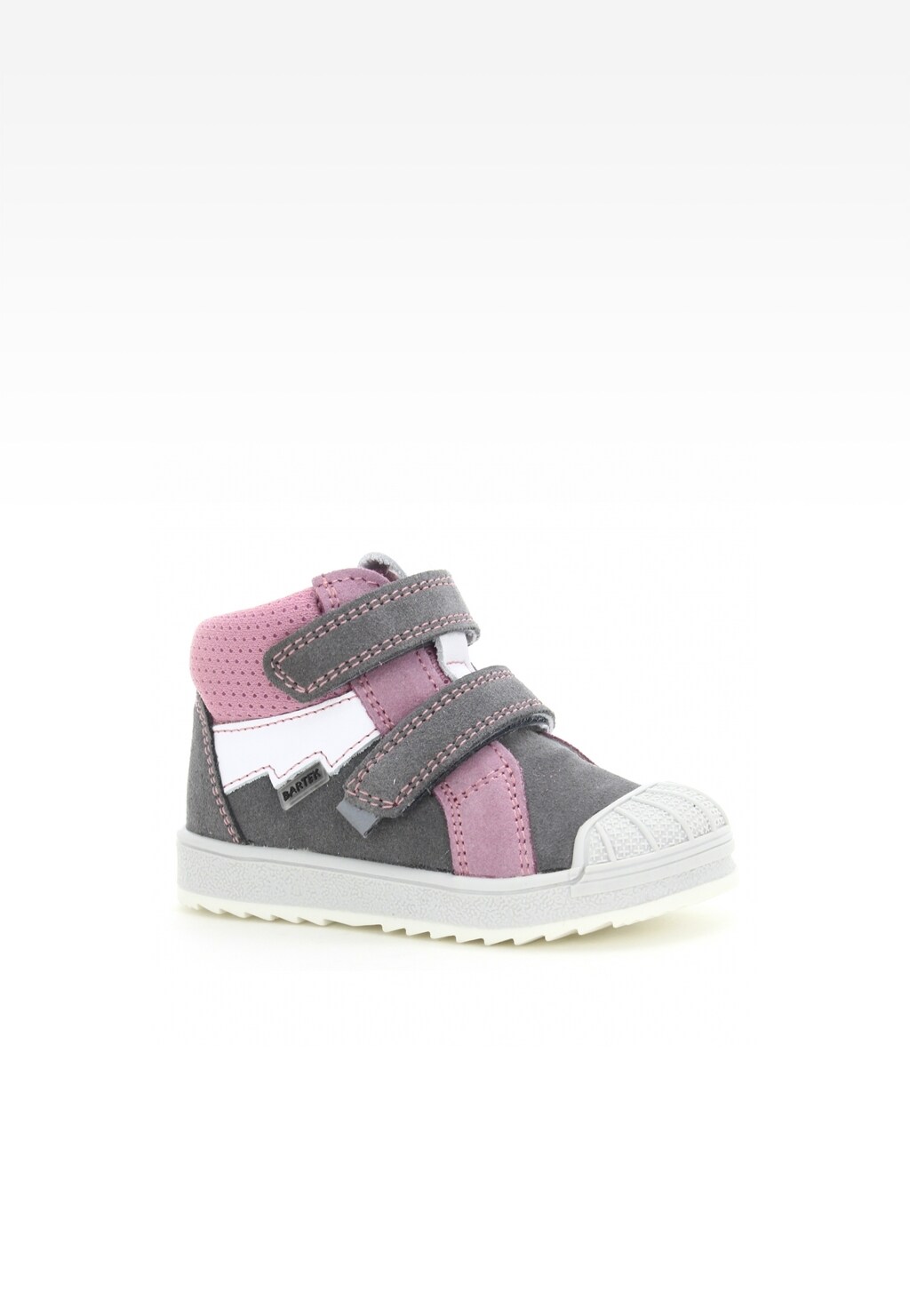 Trzewiki BARTEK W-51948/056, dla dziewcząt, szaro-różowy Widok 1